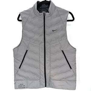 NWT Nike Running Division Therma-FIT ADV Running Reflective Silver/Gray Vest